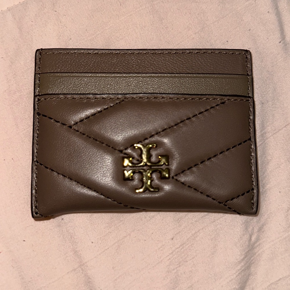 Tory Burch Kira Chevron Leather Card Case